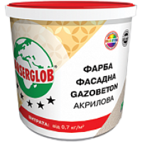 КРАСКА ФАСАДНАЯ ANSERGLOB GAZOBETON АКРИЛОВАЯ (14кг)
